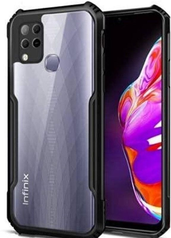 S-Softline Back Cover for infinix Hot 10s, Soft Bumper Anti Scratch  (Transparent)