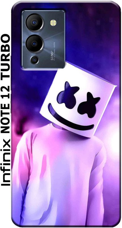 Rockerspot Back Cover for Infinix Note 12 TURBO 4G 2626  (Multicolor, Matte Finish, Silicon, Pack of: 1)