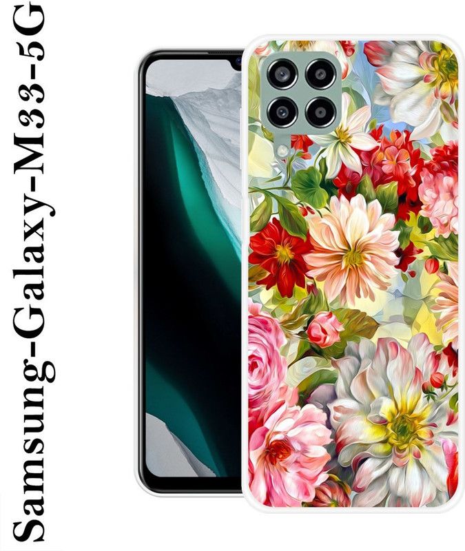 KUDI Back Cover for Samsung Galaxy M33 5G  (Multicolor, Grip Case, Silicon)