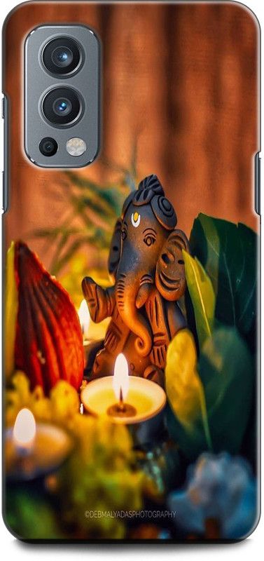 KEYCENT Back Cover for OnePlus Nord 2 GANESH JI, GANPATI, LORD GANESHA, GOD  (Multicolor, Shock Proof, Pack of: 1)