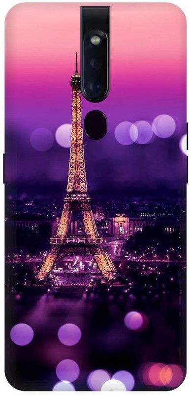 Thecoverking Back Cover for Oppo F11Pro (Eiffel tower,back cover  (Multicolor, Waterproof, Pack of: 1)