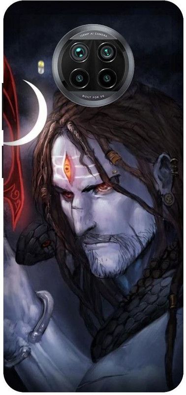 KARJUN Back Cover for Mi 10i, God Shiva Multicolour Printed Back Cover  (Multicolor, Hard Case, Pack of: 1)