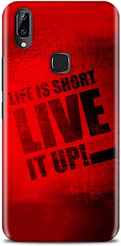 Sankee Back Cover for VIVO 1726  (Red, Hard Case)
