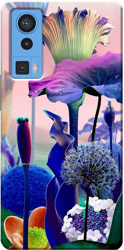 TrenoSio Back Cover for Lava BLAZE Pro 2798  (Multicolor, Grip Case, Silicon, Pack of: 1)