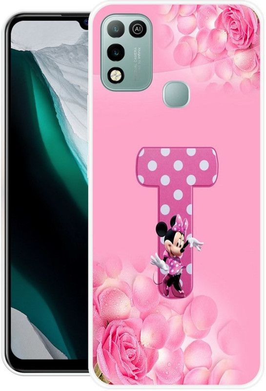 BLUEZAP Back Cover for Infinix Smart 5  (Pink, Grip Case, Silicon, Pack of: 1)