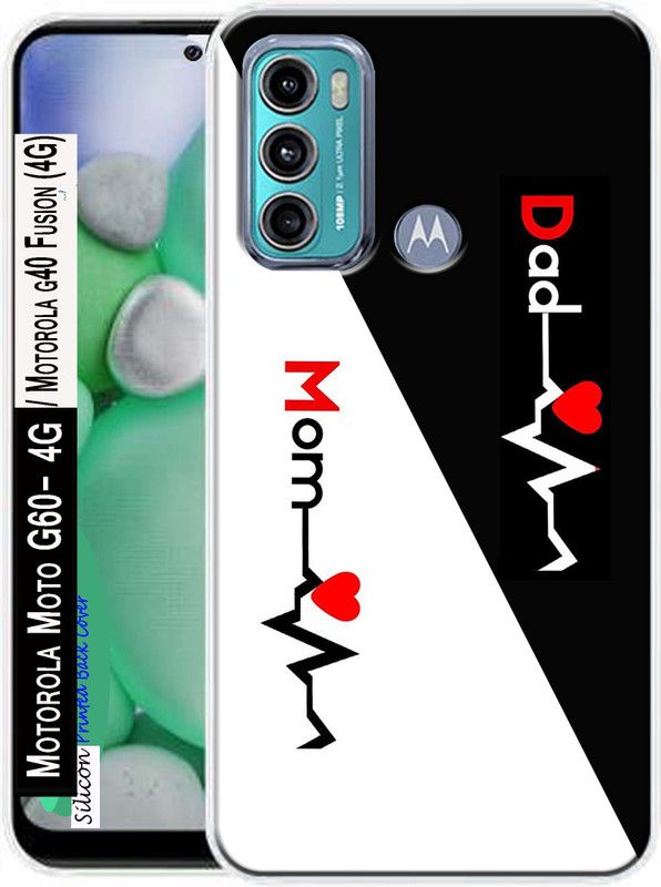 HEXAcase Back Cover for Motorola G60 / Motorola G40 Fusion  (Multicolor, Dual Protection, Silicon, Pack of: 1)