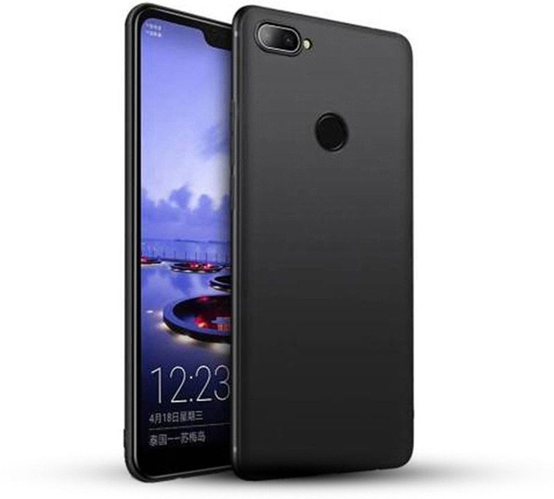 FONECASE Back Cover for Honor 9N  (Black, Flexible, Pack of: 1)