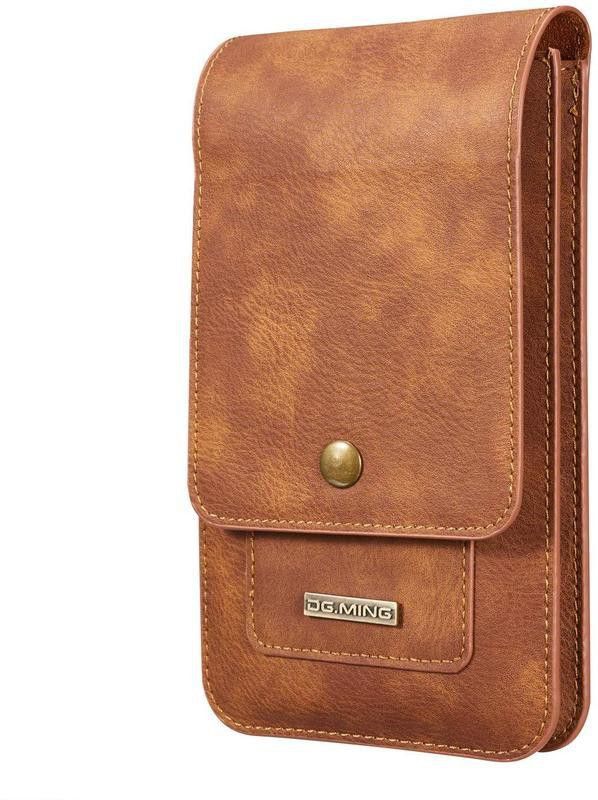 Elica Pouch for Samsung Galaxy A70s  (Brown, Holster, Pack of: 1)