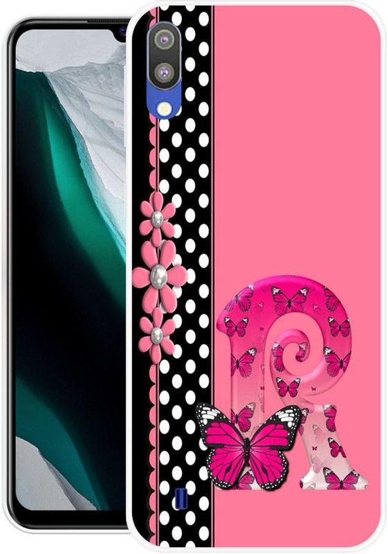 SIMAWAT Back Cover for Samsung Galaxy M10  (Pink, Grip Case, Silicon, Pack of: 1)