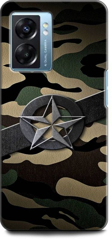WallCraft Back Cover for Realme Narzo 50 5G, RMX3286 ARMY, TEXTURE, UNIFORM, MILITARY, COMO, DRESS CODE  (Multicolor, Dual Protection, Pack of: 1)