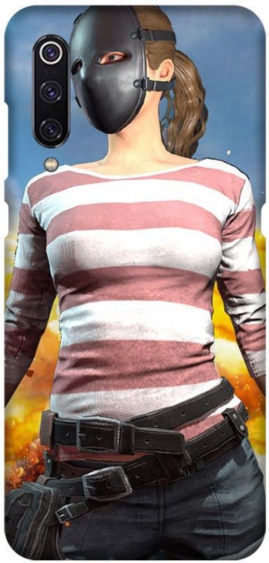 PNBEE Back Cover for Xiaomi Mi 9 SE, Mi 9 SE, Mi9 SE - PubG Girl Print Mobile Case Cover  (Multicolor, Hard Case, Pack of: 1)