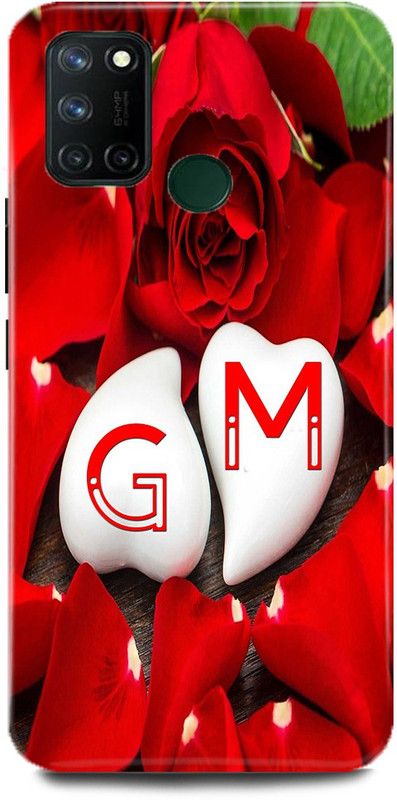 MP ARIES MOBILE COVER Back Cover for Samsung Galaxy A21s,G Loves M Name,G Name, M Letter, Alphabet,G Love M NAME  (Multicolor, Hard Case, Pack of: 1)