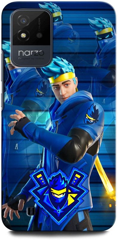 INTELLIZE Back Cover for Realme Narzo 50i FREEFIRE, JUEGO, GUN, METAL, FIRE, BACKGROUND, GAME, ARMY  (Multicolor, Hard Case, Pack of: 1)