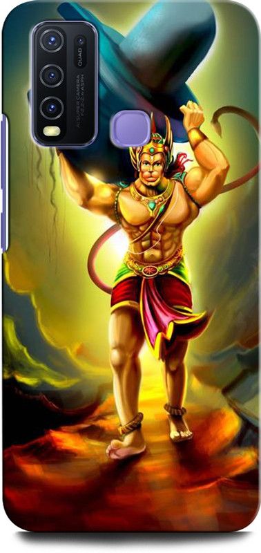 GRAFIQE Back Cover for Vivo Y50 HANUMAN JI , LORD HANUMAN, GOD, BAJRANGBALI  (Multicolor, Shock Proof, Pack of: 1)
