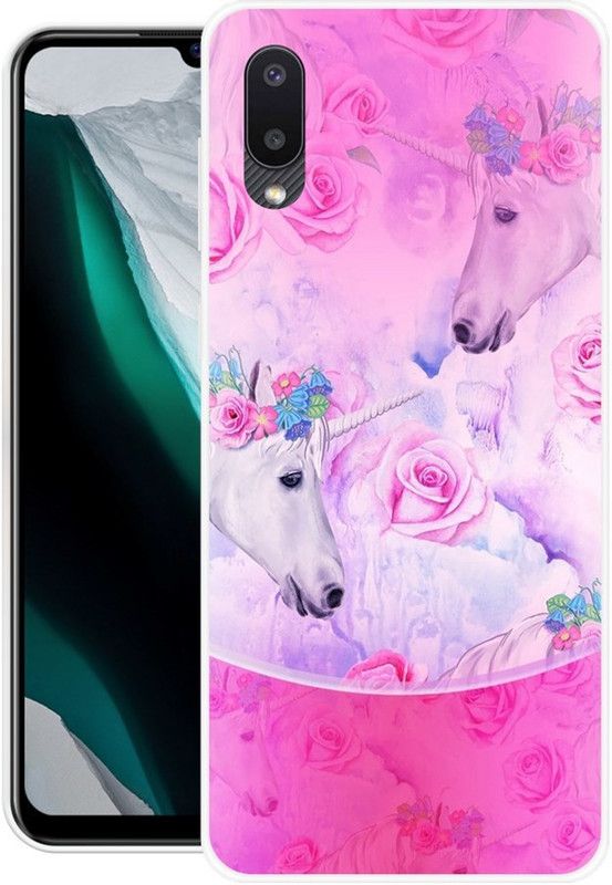 BLUEZAP Back Cover for Samsung Galaxy M02, Samsung Galaxy A02  (Pink, Grip Case, Silicon)