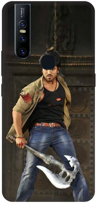 SSMORYA Back Cover for Vivo V15, Ramcharan Multicolour Printed Back Cover  (Multicolor, Shock Proof, Pack of: 1)