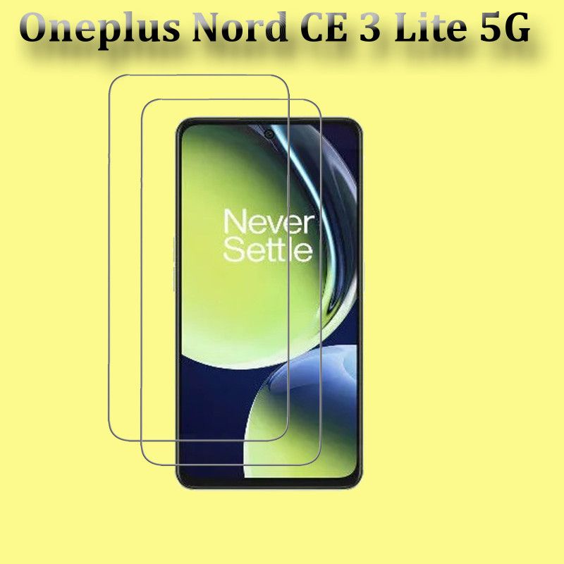NKCASE Tempered Glass Guard for Oneplus Nord CE 3 Lite 5G, Oneplus Nord CE 3 Lite 5G (6.7)  (Pack of 2)