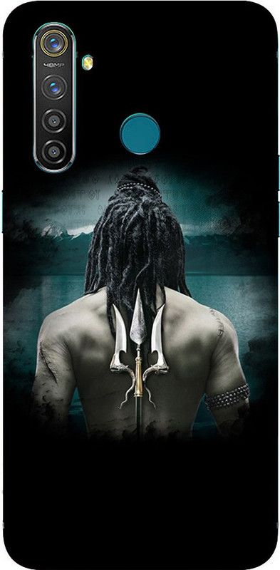 METOO Back Cover for Oppo Realme 5 Pro, Lord Shiva Design Printed Back Cover Print : 148  (Multicolor, Dual Protection, Silicon, Pack of: 1)