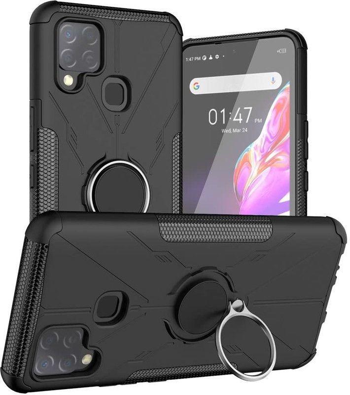 S-Softline Back Cover for infinix Hot 10s, Premium Shockproof Armor case  (Black, Pack of: 1)