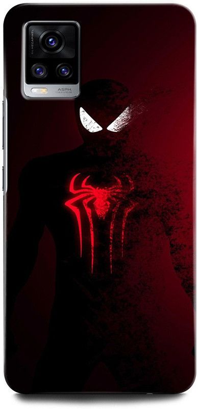 GRAFIQE Back Cover for Vivo V20 Pro 2018  (Black, Red, Shock Proof, Pack of: 1)
