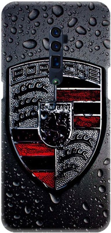 PNBEE Back Cover for Oppo Reno 10x zoom -Porsche Logo Printed Back Case Cover  (Multicolor, Hard Case, Pack of: 1)