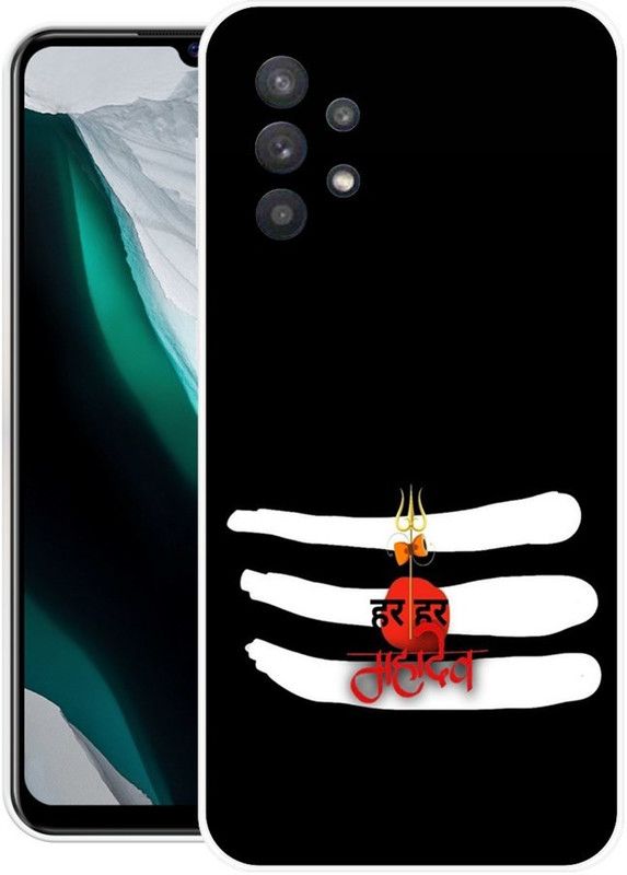 BLUEZAP Back Cover for Samsung Galaxy A32  (Black, White, Grip Case, Silicon, Pack of: 1)