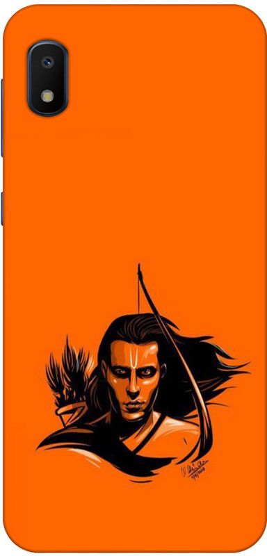 RUNVO Back Cover for Samsung Galaxy A10  (Orange, Grip Case, Silicon, Pack of: 1)