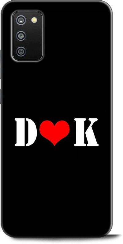 Afterglow Back Cover for SAMSUNG Galaxy F02s D K, D LOVES K, NAME, LETTER, ALPHABET, DK LOVE, HART  (Multicolor, Shock Proof, Pack of: 1)