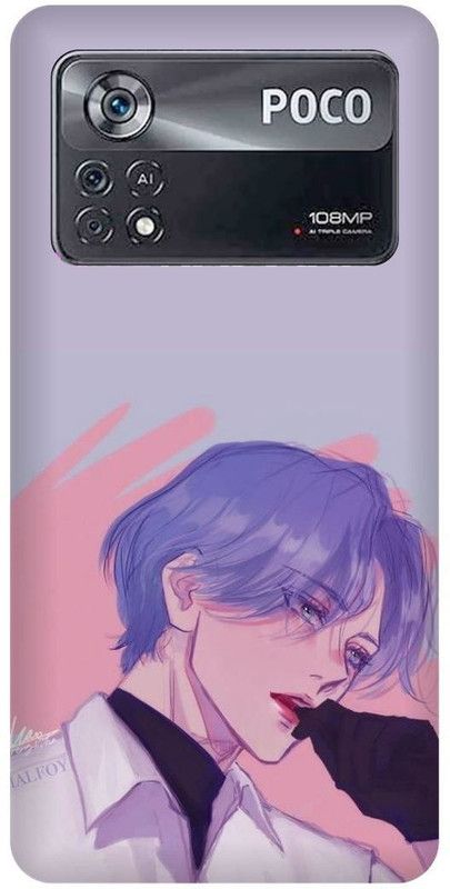 play fast Back Cover for POCO X4 Pro 5G, LANGA, HASEGAWA, BTS, SINGER  (Beige, Hard Case, Pack of: 1)