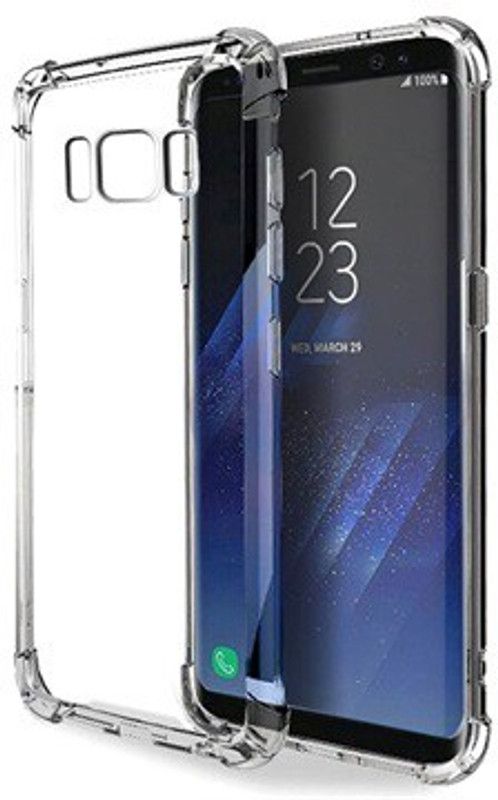 SmartLike Back Cover for Samsung Galaxy S8  (Transparent, Grip Case, Silicon, Pack of: 1)