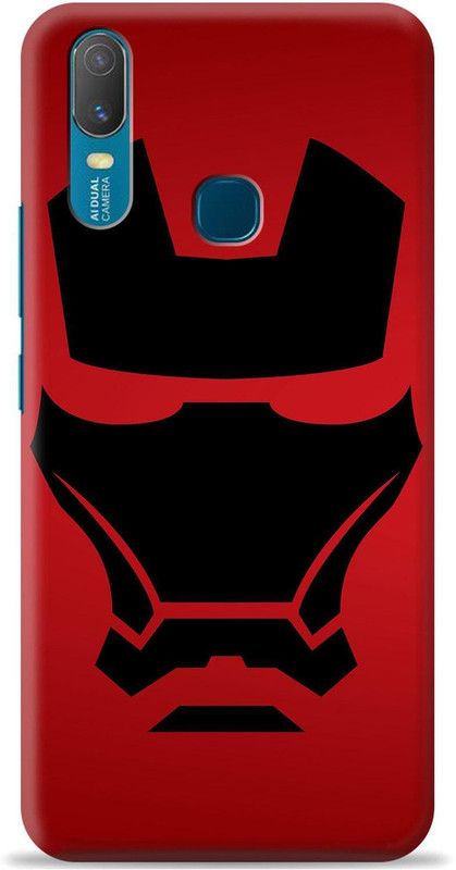 Loffar Back Cover for Vivo Y11  (Red, Black, Shock Proof, Pack of: 1)