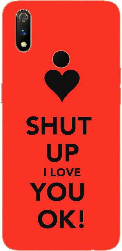 METOO Back Cover for Oppo Realme 3i, Text ,Love ,Sad Design Printed Back Cover Print : 122  (Multicolor, Dual Protection, Silicon, Pack of: 1)