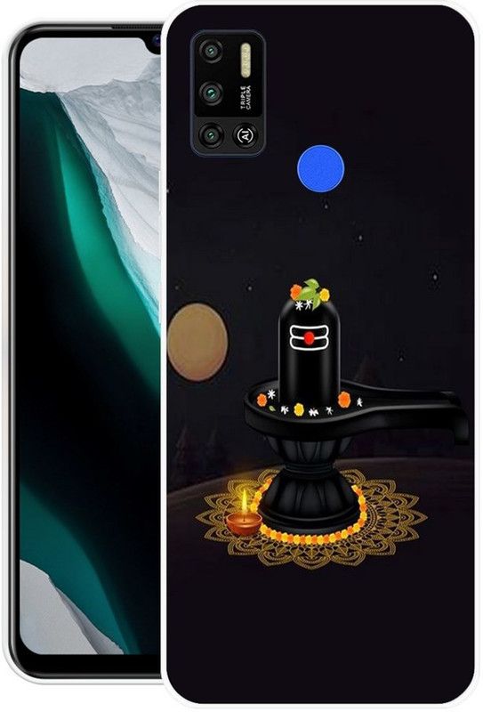 BLUEZAP Back Cover for Tecno Spark 6 Air  (Black, Grip Case, Silicon, Pack of: 1)