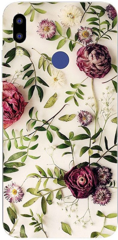 METOO Back Cover for Tecno id3k, flower Design Back Cover_Print_404  (Multicolor, Dual Protection, Silicon, Pack of: 1)