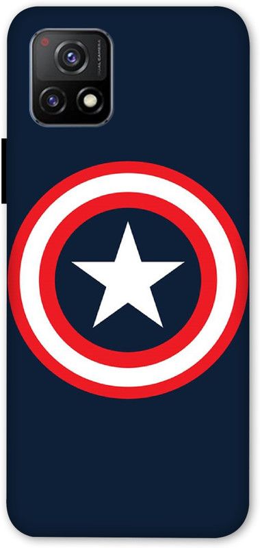 A1 Prints Back Cover for Vivo Y72 5G  (Blue, Hard Case, Pack of: 1)