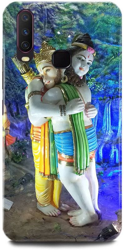 play fast Back Cover for Vivo Y17/1902 HANUMAN RAM PRINTED  (Multicolor, Hard Case, Pack of: 1)