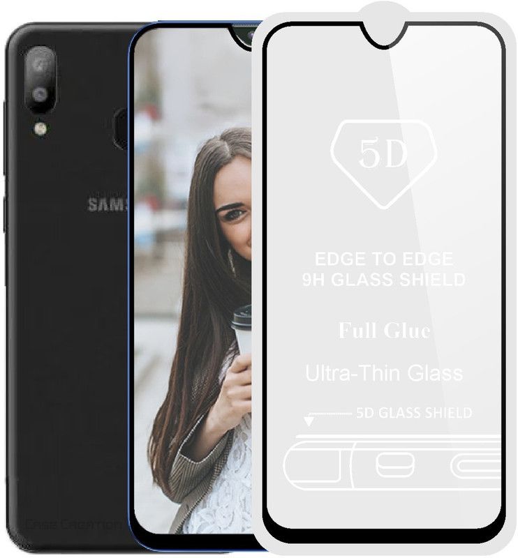 CASE CREATION Tempered Glass Guard for Galaxy M20 (Samsung )  (Pack of 1)