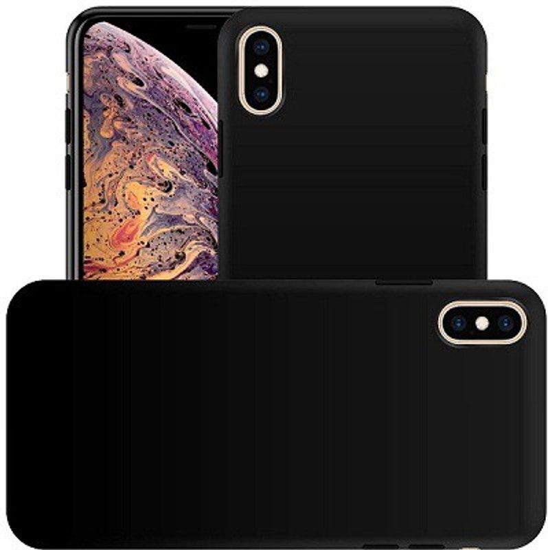 Power Back Cover for Apple iPhone XS Max  (Black)