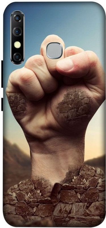LUCKY MOBI.COM Back Cover for Infinix Hot 8 ( hand wallpaper) PRINTED BACK COVER  (Multicolor, Waterproof, Pack of: 1)