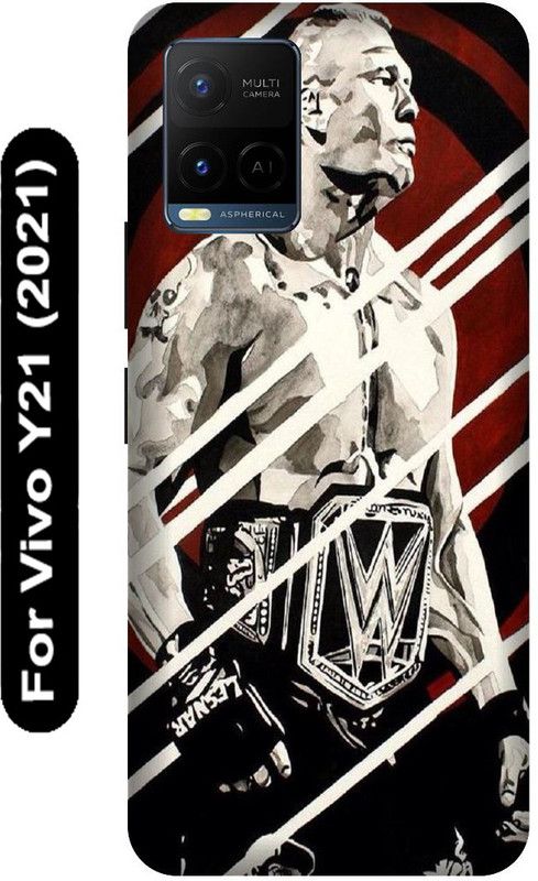 SSMORYA Back Cover for Vivo Y21 2021, Vivo V2111, Bodybuilder Printed  (Multicolor, Hard Case, Pack of: 1)