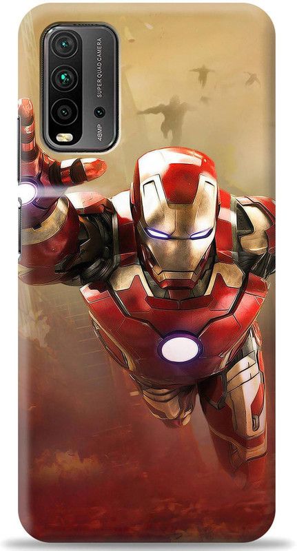 Crafter Back Cover for Mi Redmi 9 Power  (Red, Shock Proof, Pack of: 1)
