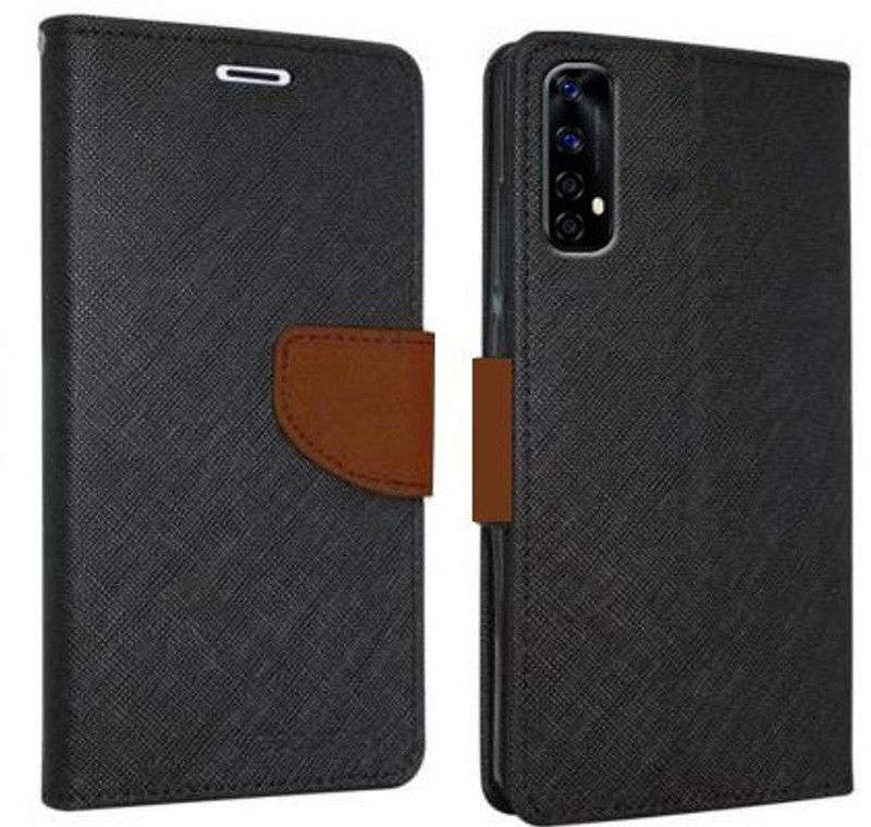 Krumholz Flip Cover for Realme Narzo 20 Pro  (Brown, Dual Protection, Pack of: 1)