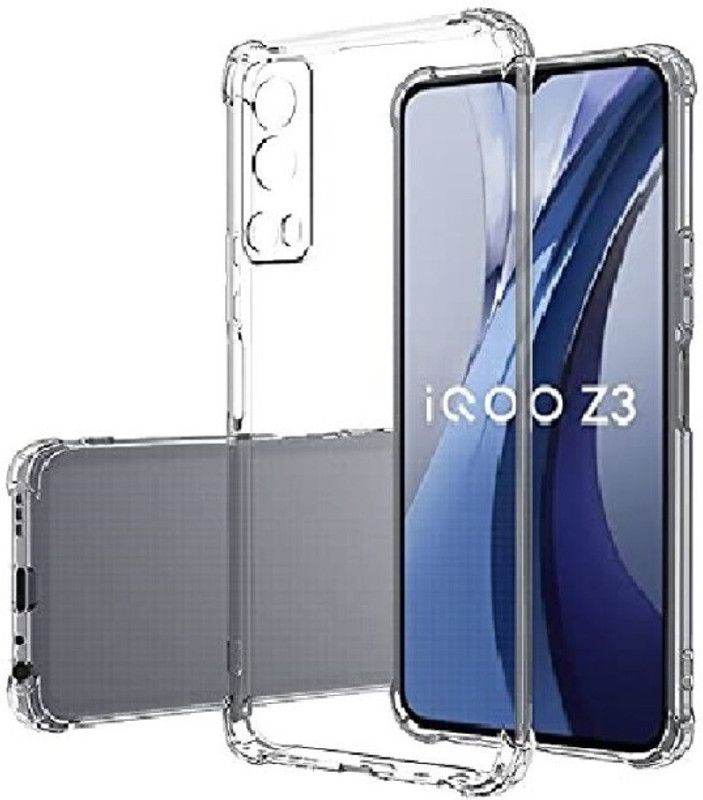 Sarju Front & Back Case for Vivo iQ00 Z3 5G  (Transparent, Pack of: 1)