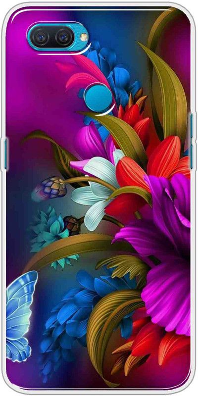 RM Style Back Cover for Oppo A12  (Multicolor, Silicon)