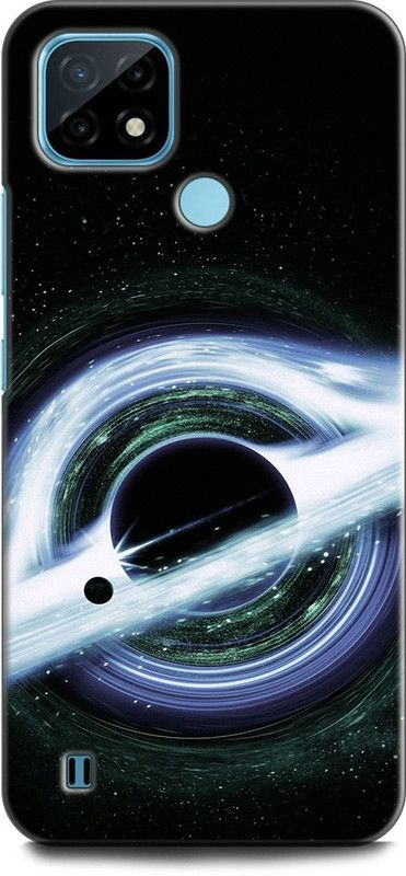 KEYCENT Back Cover for Realme C21Y, RMX3261 PLANET, TRIANGLES, SPACE, STARS, UNIVERSE, GALAXY, BLUE, NEBULA  (Multicolor, Pack of: 1)