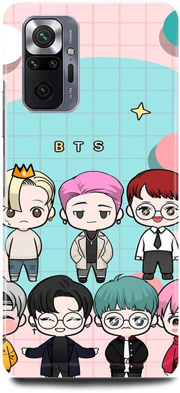 JUGGA Back Cover for Redmi Note 10 Pro Max, BTS, ARMY, LOVE, MUSIC, KOREAN, SINGERS  (Multicolor, Hard Case, Pack of: 1)