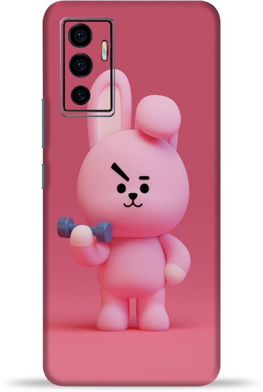 OggyBaba Vivo V23e 5G Mobile Skin  (Pink Teddy Multicolor Skin With Ultra Matte Finish)