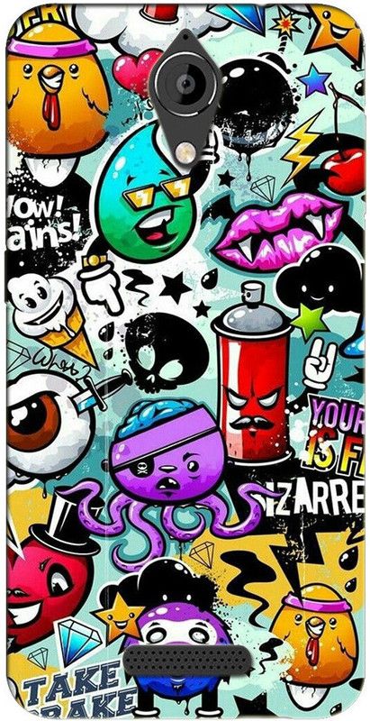 METOO Back Cover for Panasonic P85/P85 Back Cover, Minians,Funny Quote Design Printed Back Cover Print : 112  (Multicolor, Dual Protection, Silicon, Pack of: 1)