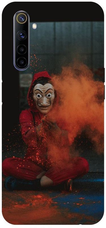 Wall Art Back Cover for Realme 6i Dali Mask, Joker, Graphics  (Multicolor, Dual Protection, Pack of: 1)