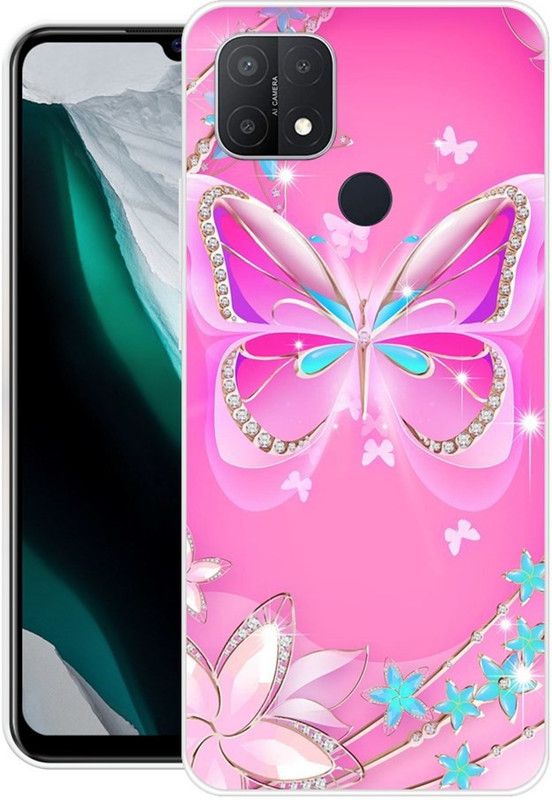 INDIALAND Back Cover for Oppo A15, Oppo A15k  (Multicolor, Grip Case, Silicon)